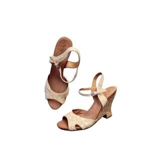 Naya Gemini Cork Wedges Size 9.5